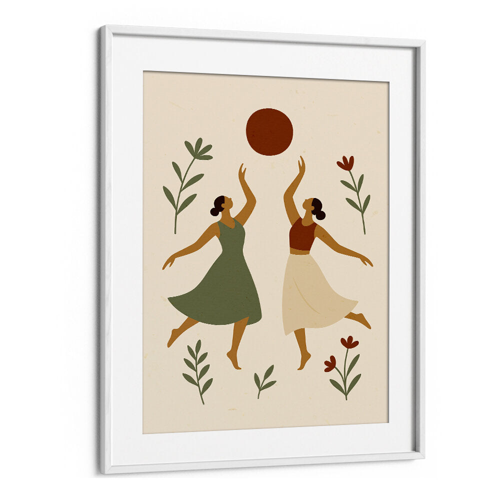 SUNLIT DANCE , BOHO ART PAINTINGS