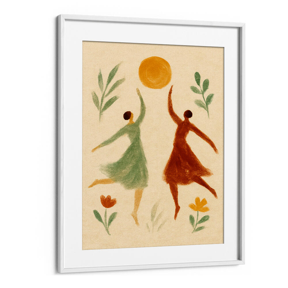 JOYOUS DANCE , BOHO ART PAINTINGS
