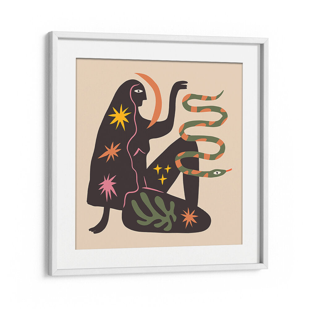 THE SPIRIT SERIES XXI , BOHO ART PAINTINGS