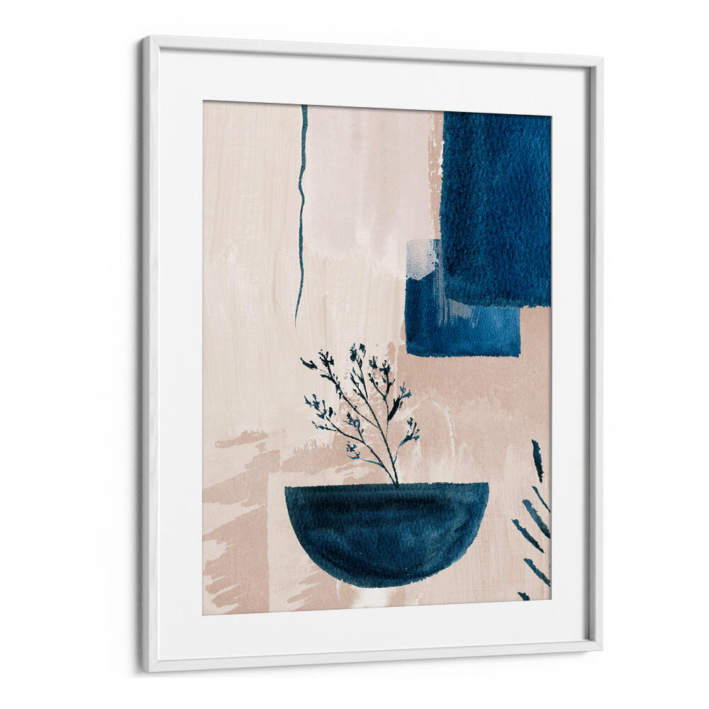 CALM BLUES III , BOHO ART PAINTINGS