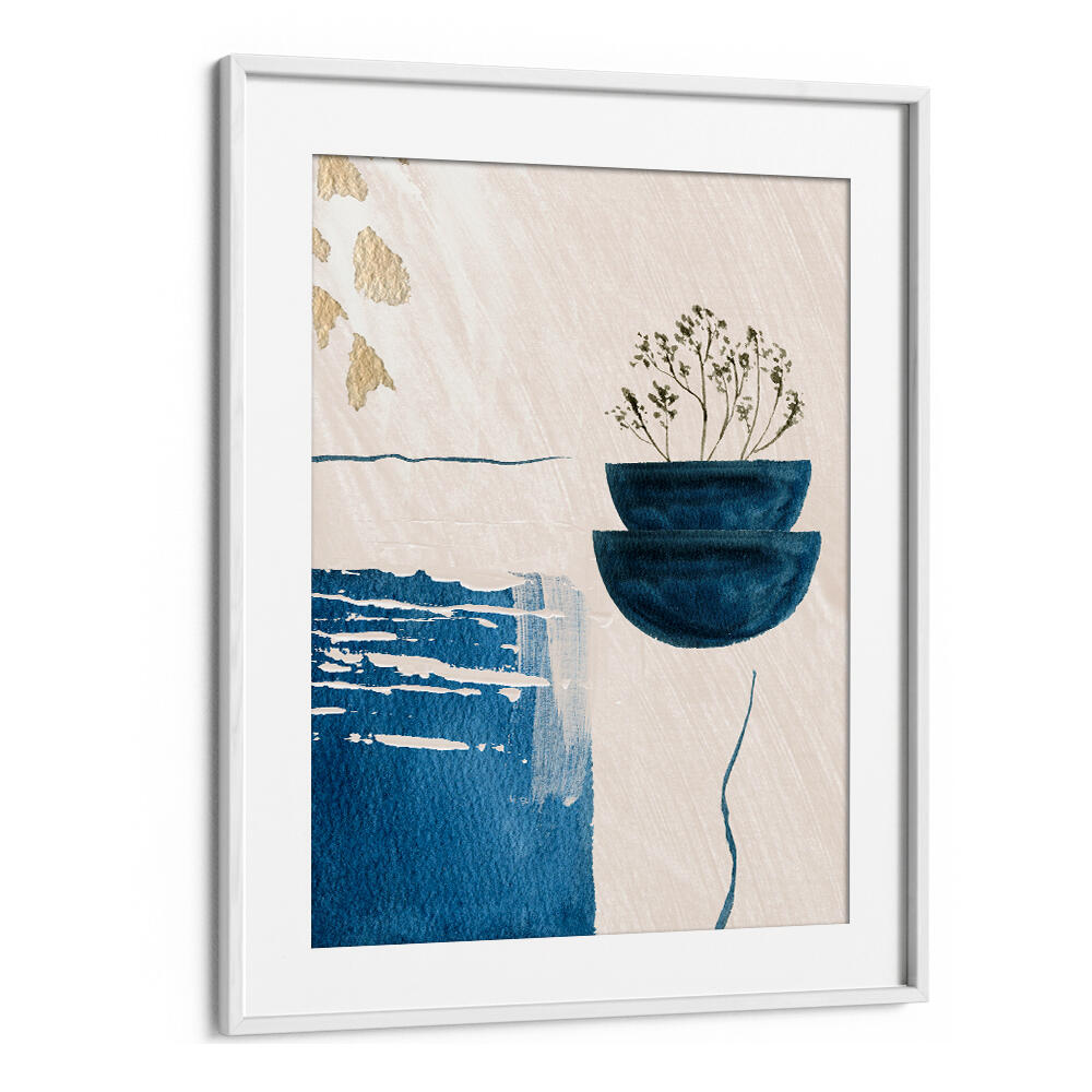 CALM BLUES I , BOHO ART PAINTINGS