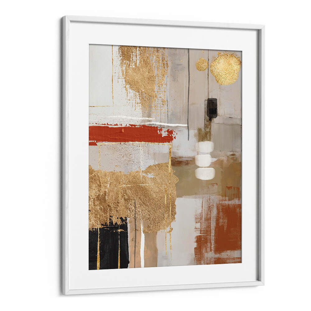 TERRACOTTA CHAOS II , BOHO ART PAINTINGS