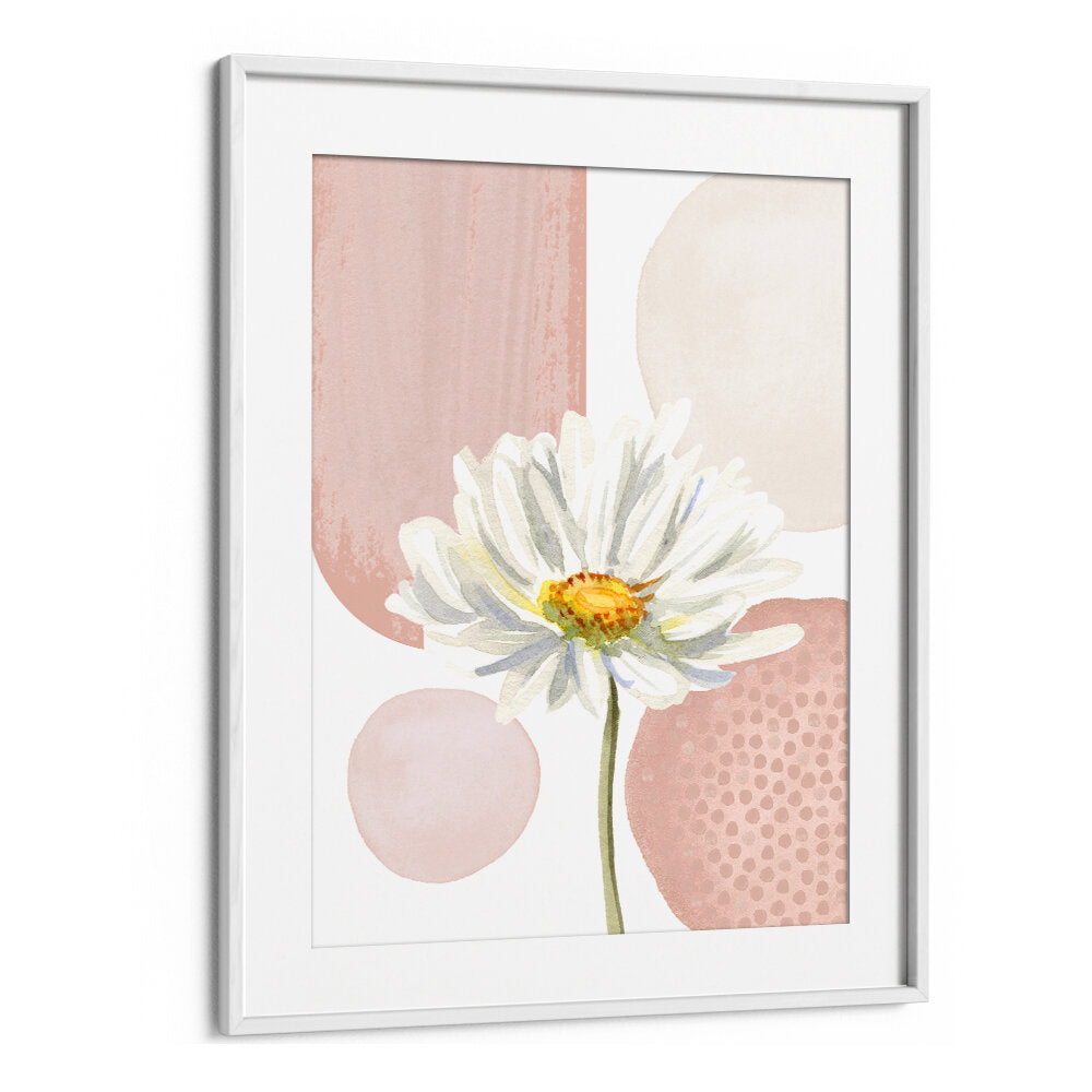 DAISY PINKS I ,BOHO ART PAINTINGS