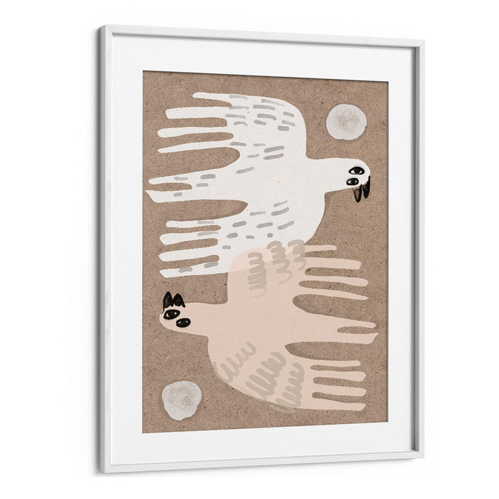 DUAL FLIGHT HARMONY , BOHO ART PAINTINGS