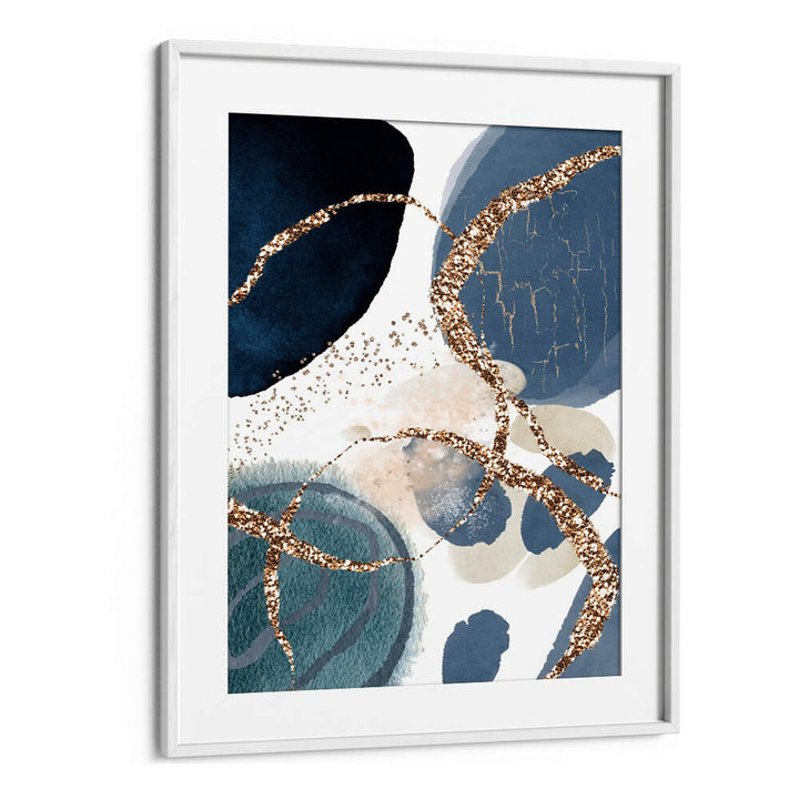 DENIM BLUE , BOHO ART PAINTINGS