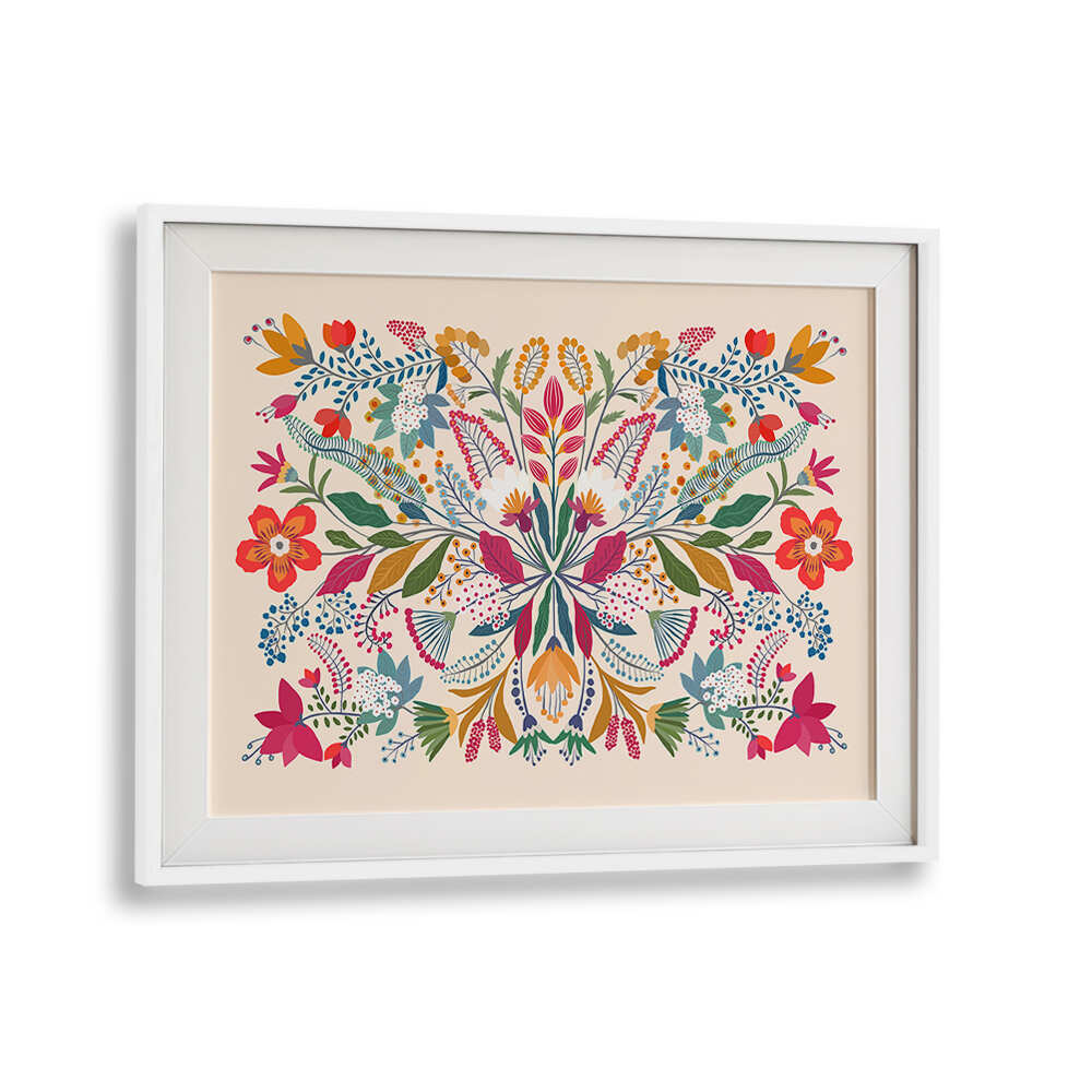 FRIDA'S GARDEN , FLORAL FLOWER PAINTINGS