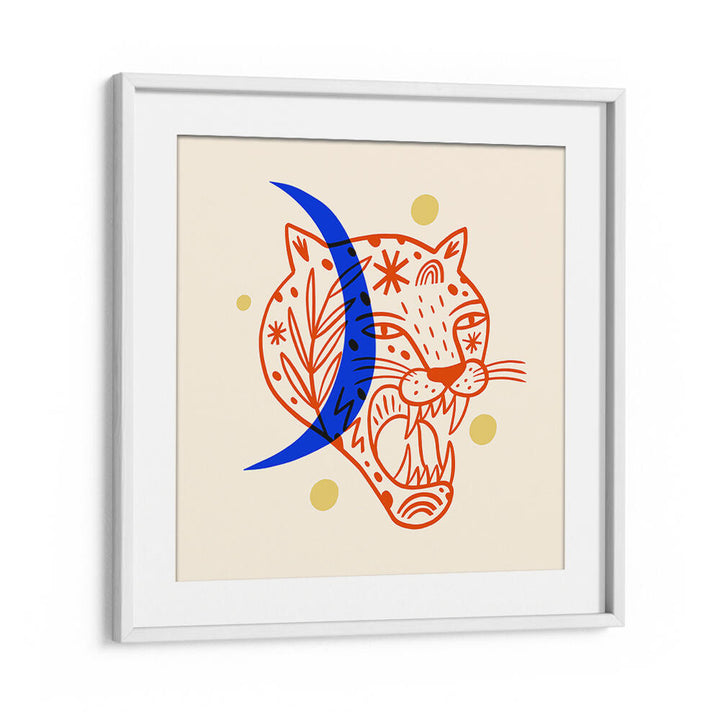 BOHO TIGER II , BOHO ART PAINTINGS