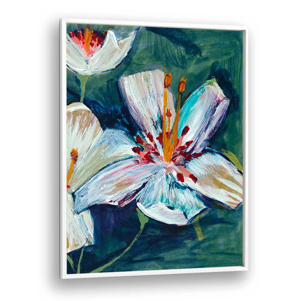 Vibrant ABSTRACT HAND PAINTED LILY, FLORAL FLOWER PAINTINGS to elevate your space with elegance and artistry.
