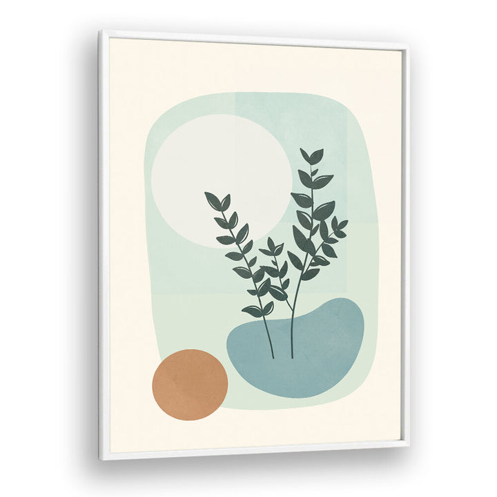 AZZURRO SHAPES III , BOHO ART PAINTINGS