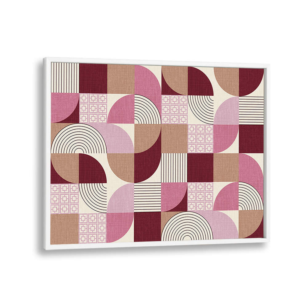 DESERT SHAPES MAUVE , GEOMETRIC ART PRINTS