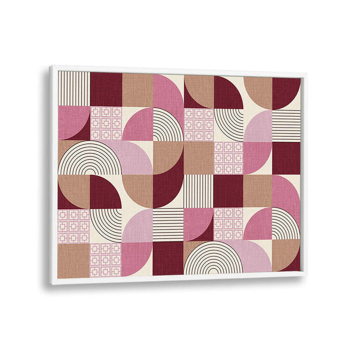 DESERT SHAPES MAUVE , GEOMETRIC ART PRINTS