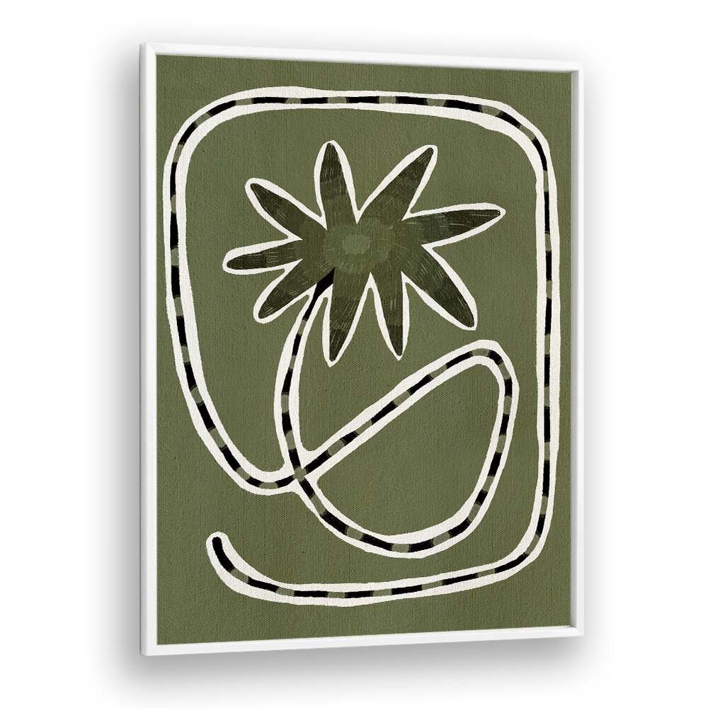 Stunning DELICATE BLOOM GREEN I, FLORAL FLOWER PAINTINGS, perfect for adding elegance to your space.