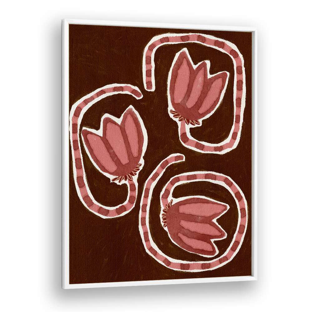 Delicate Bloom XXV, floral flower paintings with intricate designs, perfect for elevating modern home decor.