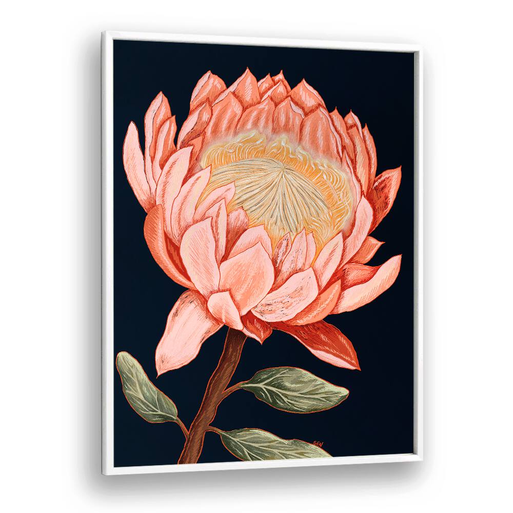 Vibrant ECHO OF THE FYNBOS, FLORAL FLOWER PAINTINGS showcasing South Africa's unique flora for your decor.