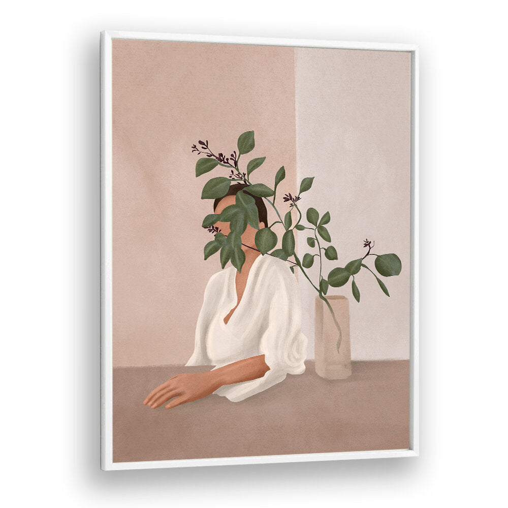 HIDDEN IN FOLIAGE , BOHO ART PAINTINGS