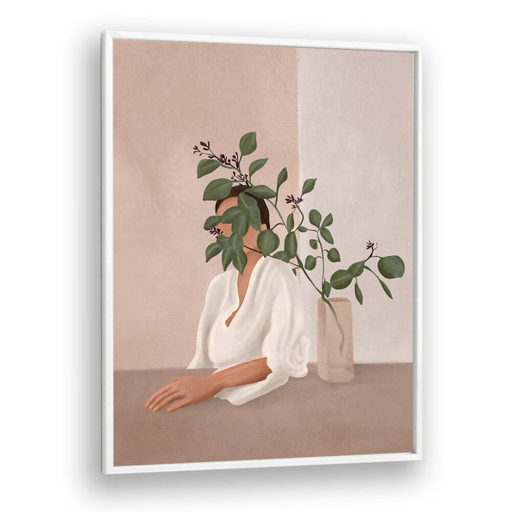 HIDDEN IN FOLIAGE , BOHO ART PAINTINGS