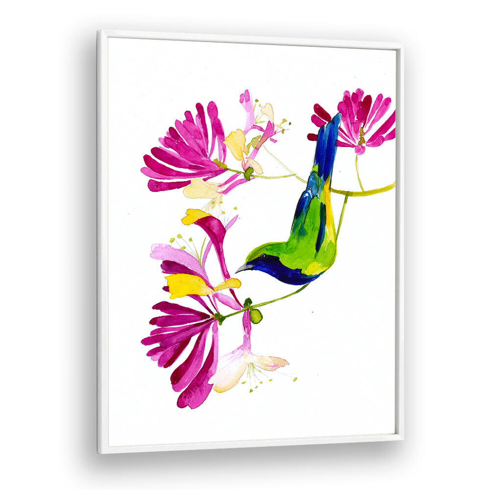 HONEYSUCKLE SEASON SMALL , FLORAL FLOWER PAINTINGS