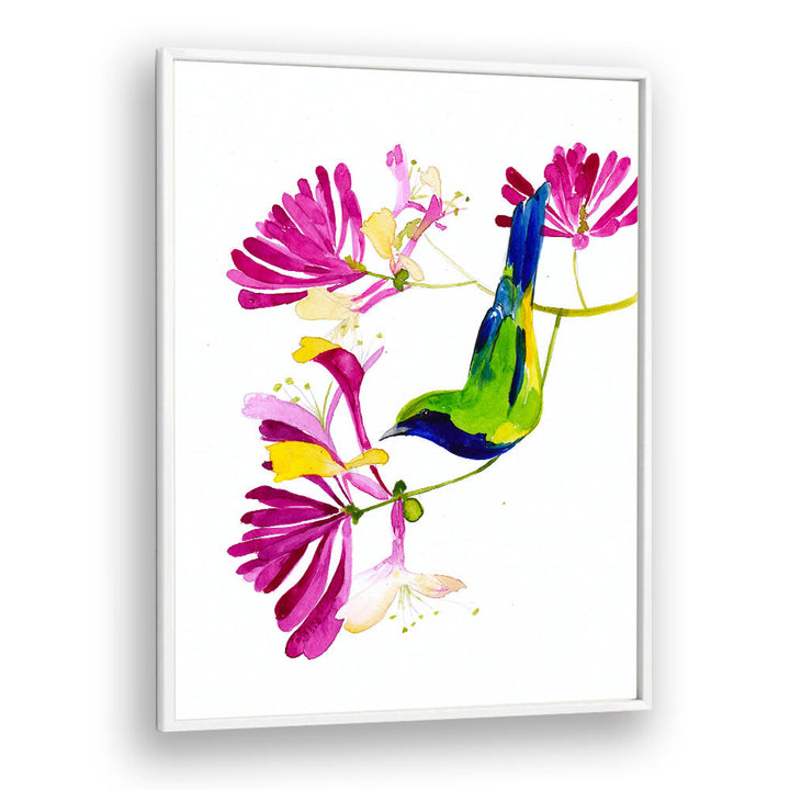 HONEYSUCKLE SEASON SMALL , FLORAL FLOWER PAINTINGS