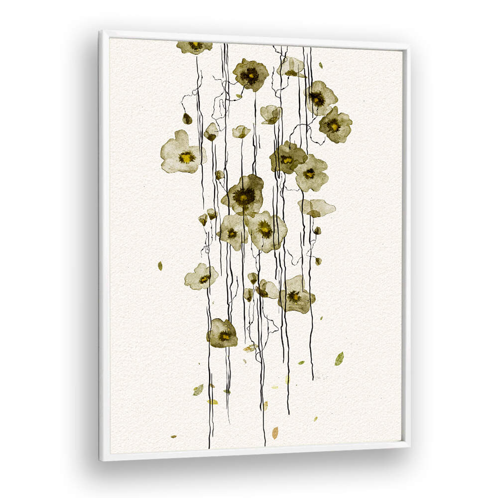 HORIZONTAL GREENERY , FLORAL FLOWER PAINTINGS