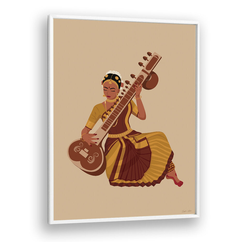 MELODY OF STRINGS , INDIAN ART PAINTINGS