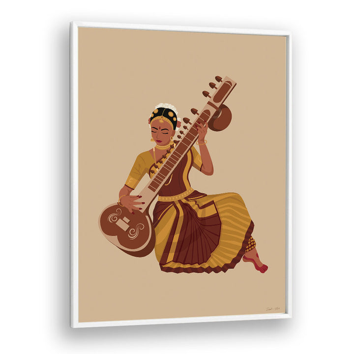 MELODY OF STRINGS , INDIAN ART PAINTINGS
