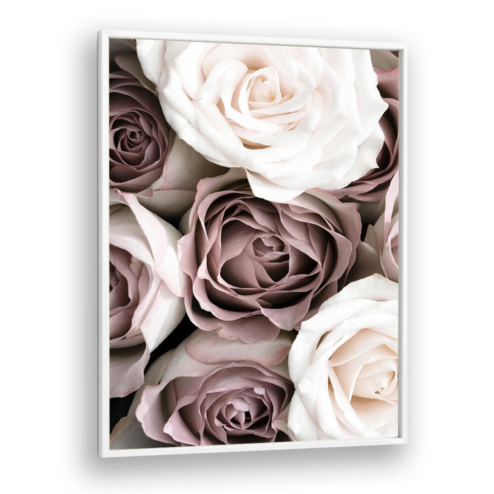 Delicate ROSES in soft hues create a stunning visual in these FLORAL FLOWER PAINTINGS, perfect for any living space.