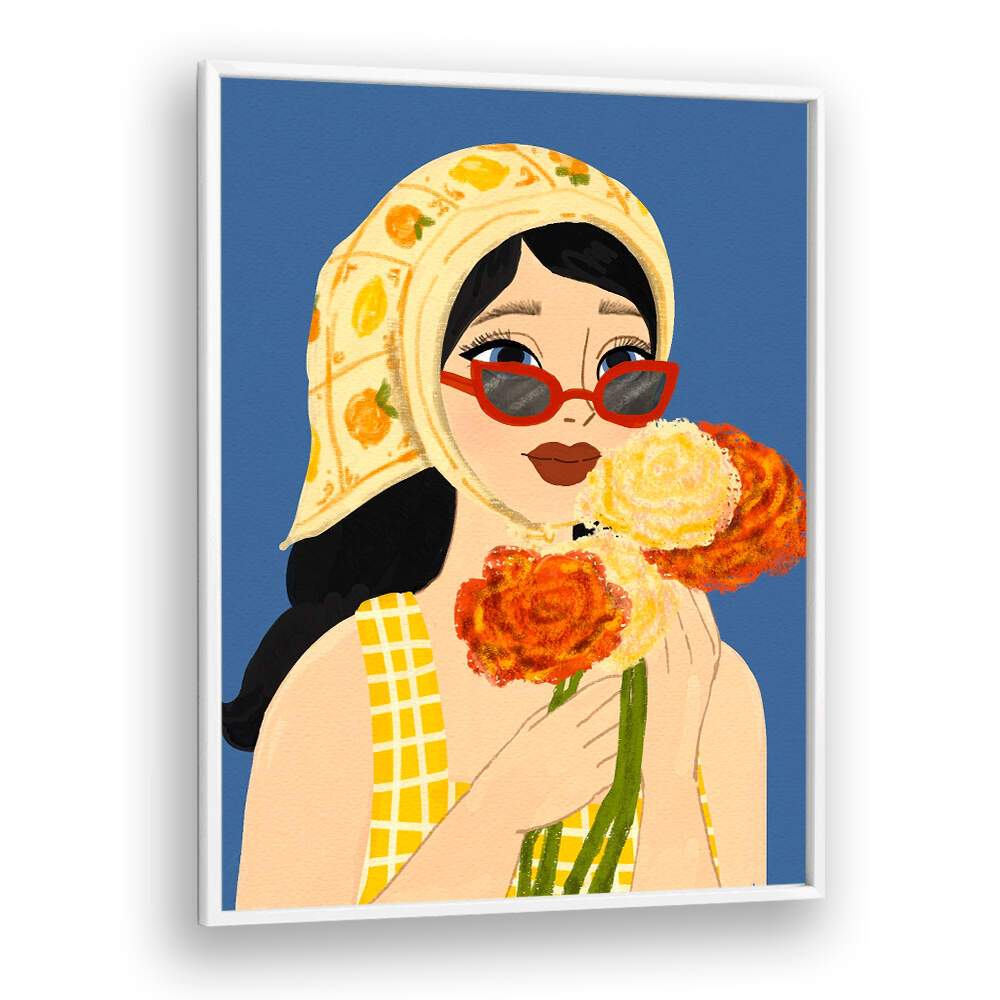 SUMMER GIRL , PORTRAITS & FIGURATIVE ILLUSTRATIONS