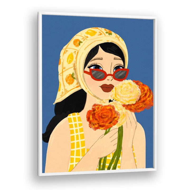 SUMMER GIRL , PORTRAITS & FIGURATIVE ILLUSTRATIONS