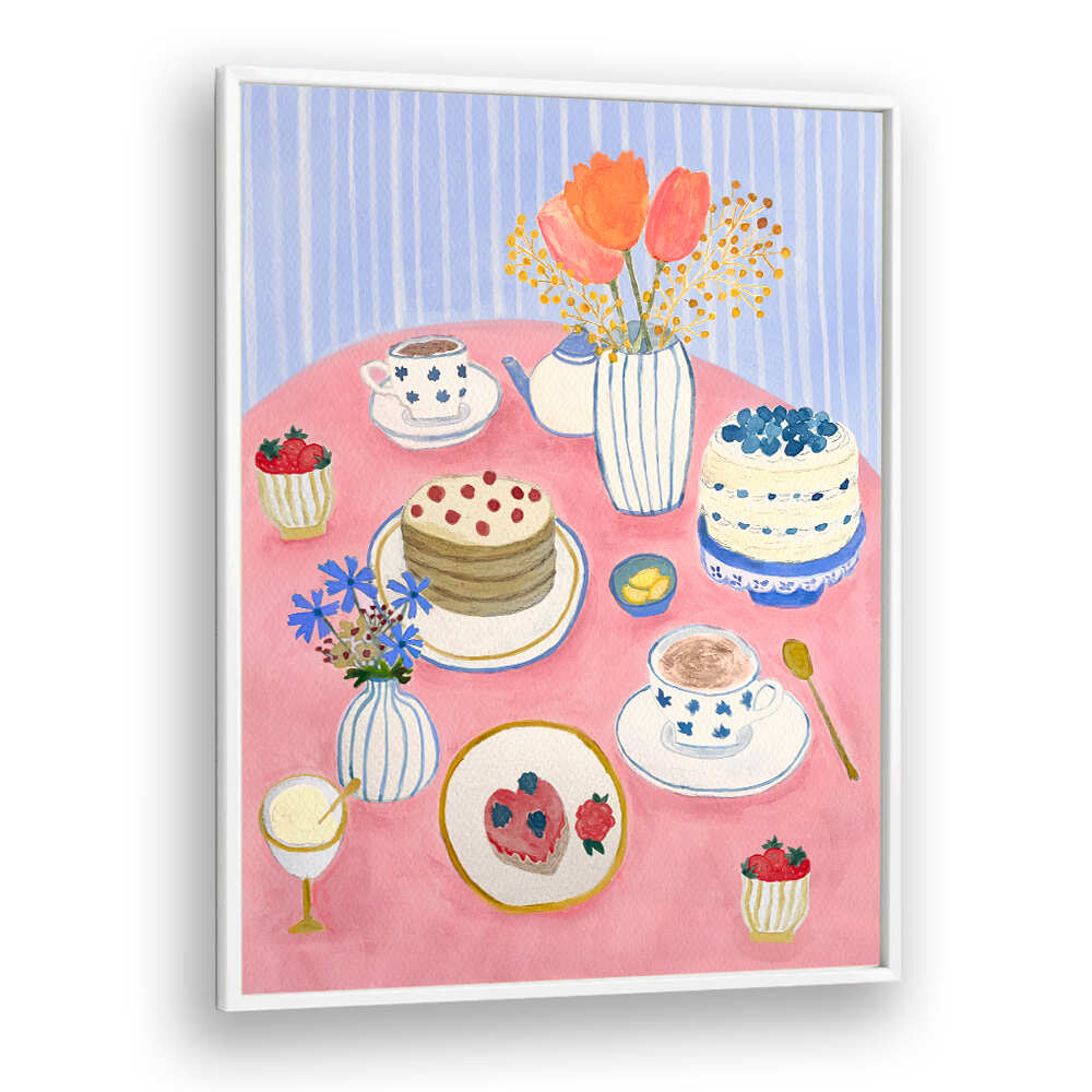 TEA PARTY II SPRING TABLE , KITCHEN POSTERS