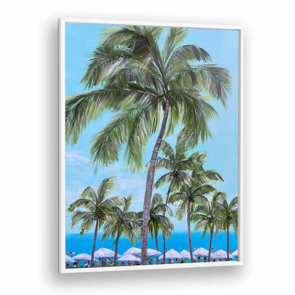 TROPICAL PALM TREES II, FLORAL FLOWER PAINTINGS add a vibrant touch of nature to any living space with stunning art.