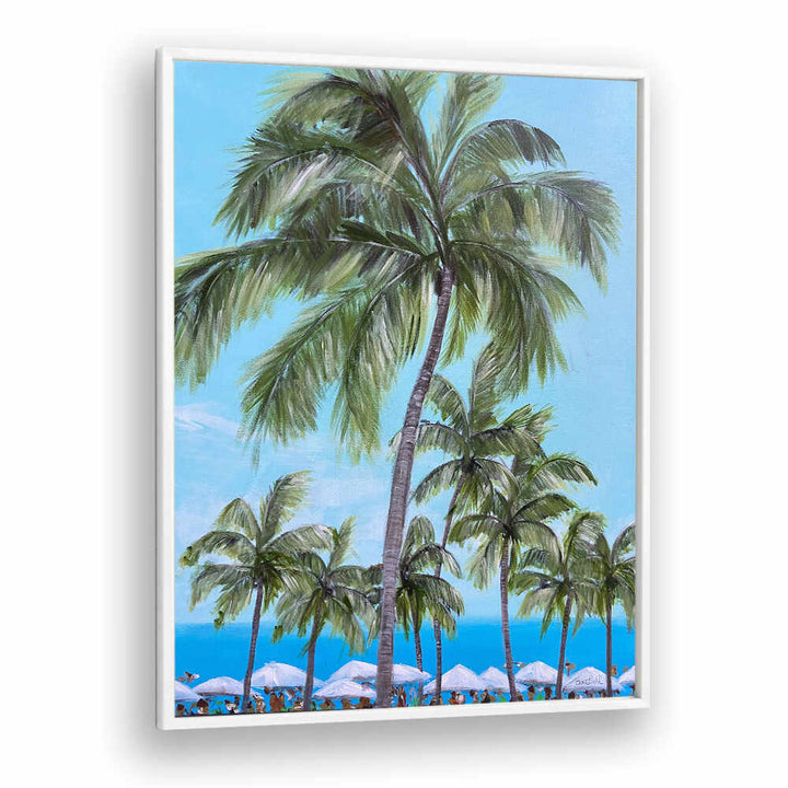 TROPICAL PALM TREES II, FLORAL FLOWER PAINTINGS add a vibrant touch of nature to any living space with stunning art.