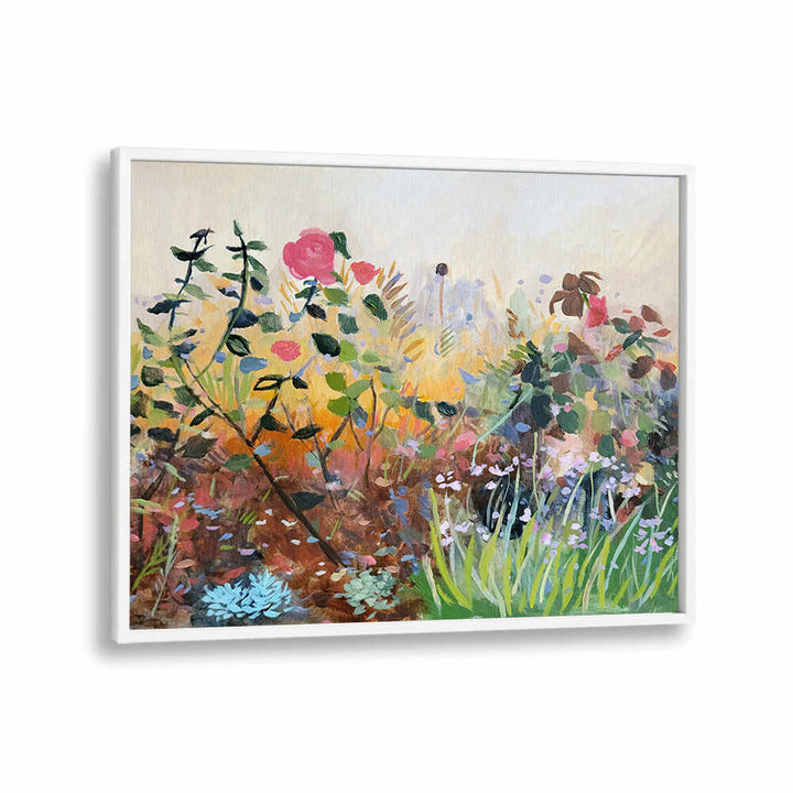 WINTER GLOW , FLORAL FLOWER PAINTINGS