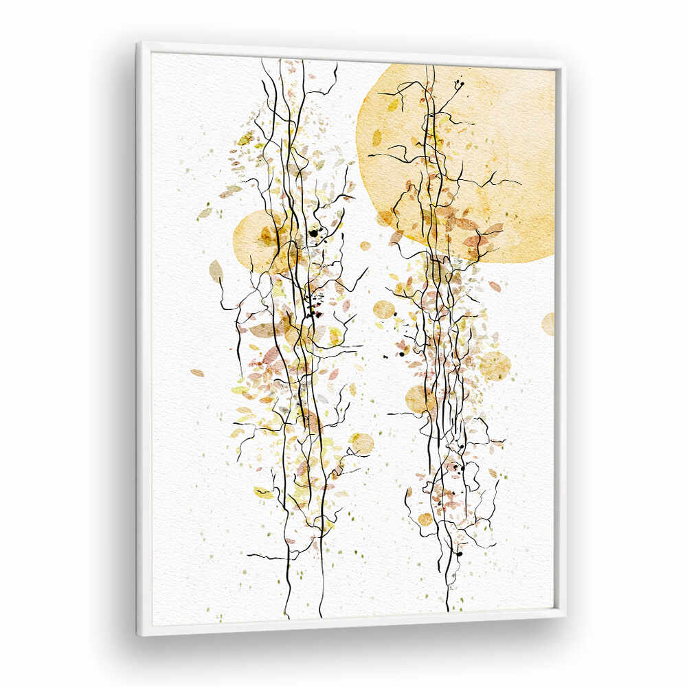 WILD AUTUMN IN THE SUNSET , FLORAL FLOWER PAINTINGS