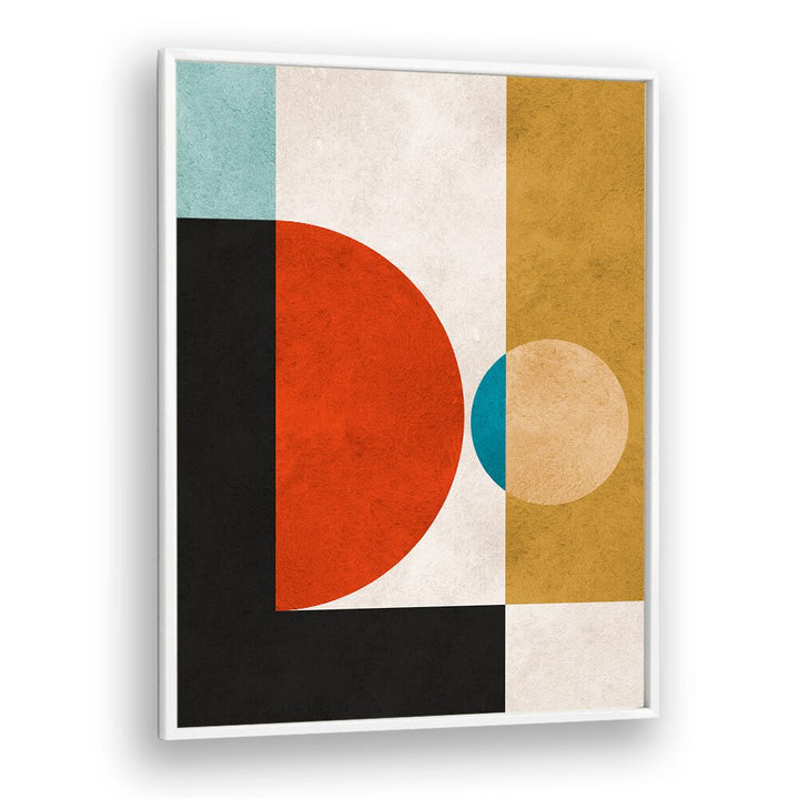 Colorful abstract shapes in GEOMETRIC HARMONY I, a standout among GEOMETRIC ART PRINTS for modern decor.