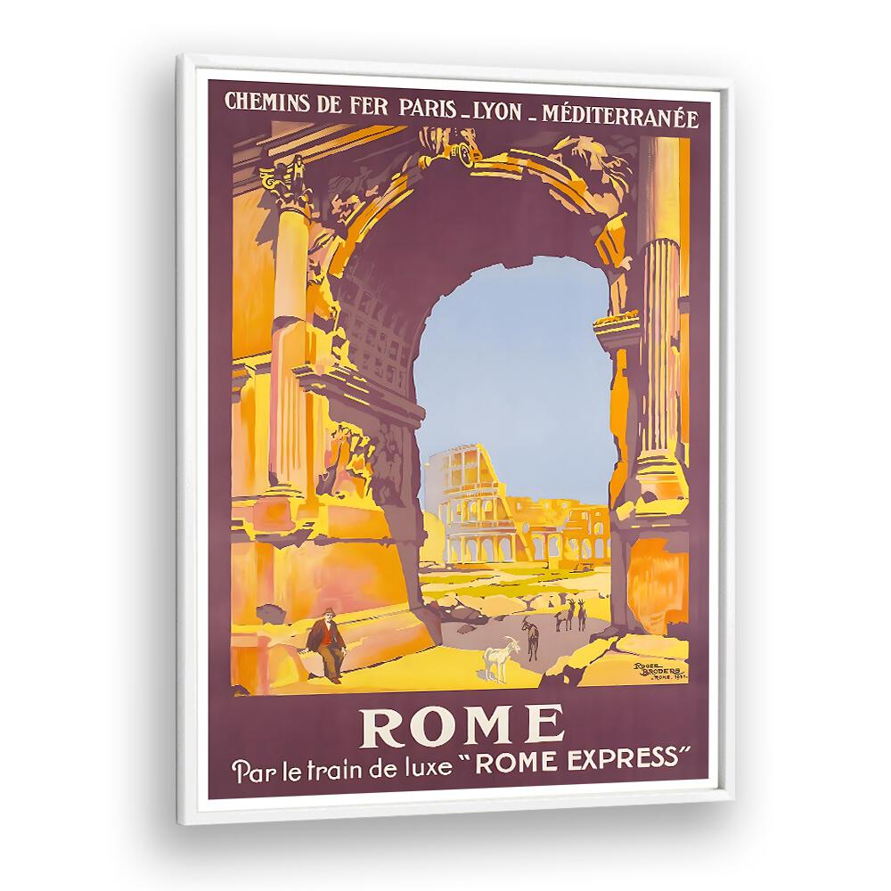 Capture the essence of Rome with ROME III, VINTAGE TRAVEL POSTERS, perfect for home or office decor.