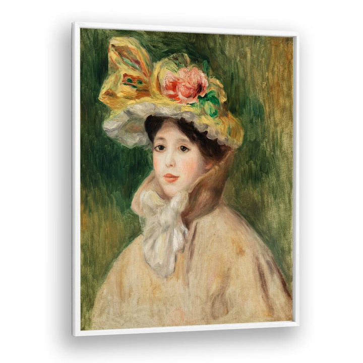 WOMAN WITH CAPELINE (EARLY 1890S) , VINTAGE PAINTINGS