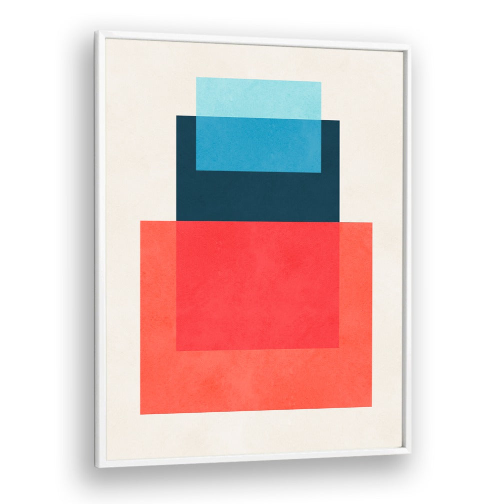 Vibrant OVERLAPPING IX, GEOMETRIC ART PRINTS featuring layered shapes, perfect for modern decor. Ideal for contemporary spaces.