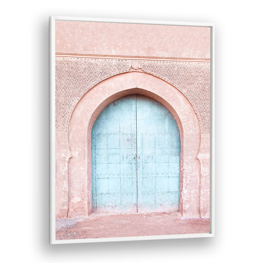 Vibrant TURQUOISE DOOR, INDIAN ART PAINTINGS, adding style and personality to your living space decor.