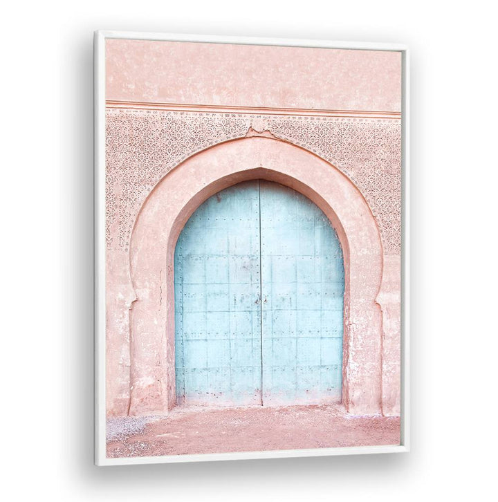 Vibrant TURQUOISE DOOR, INDIAN ART PAINTINGS, adding style and personality to your living space decor.