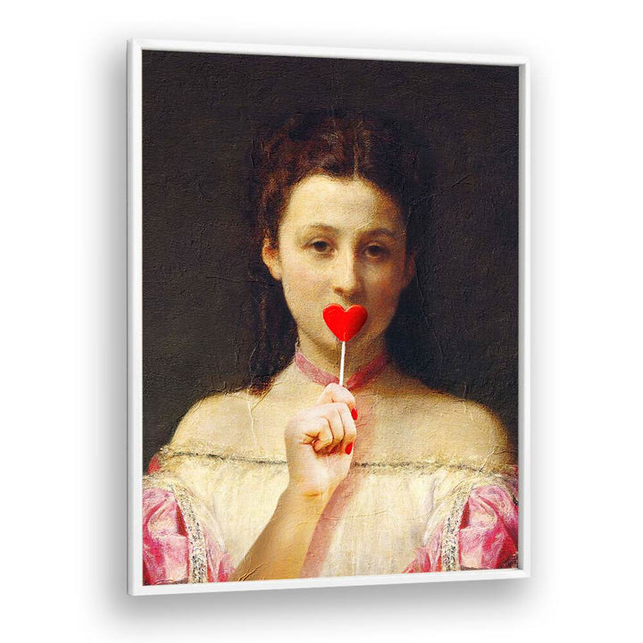 Whimsical LOLLIPOP GIRL, ALTERED ART PRINTS by Dikhotomy adds charm and creativity to your decor. Perfect for art lovers!