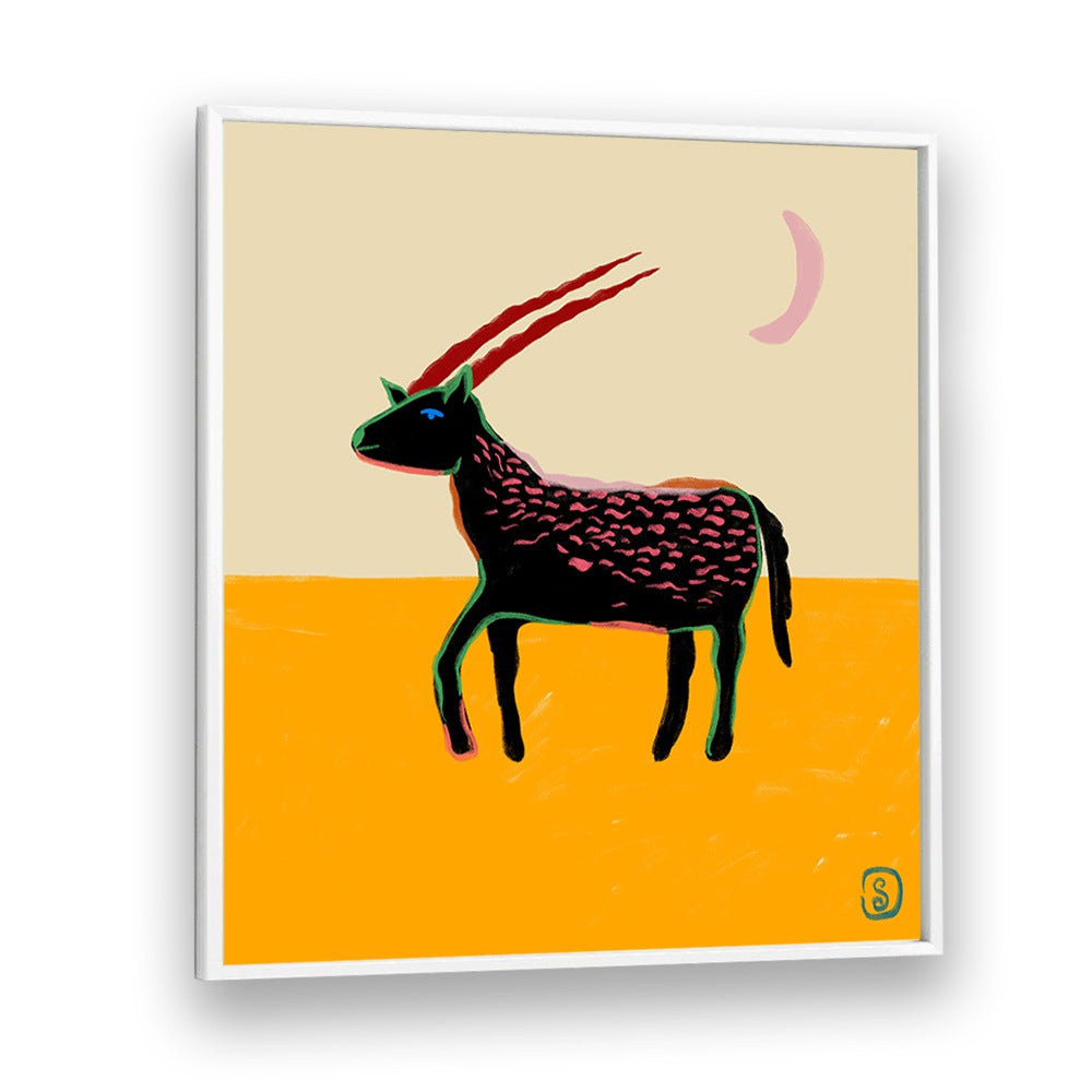 Colorful CAPRICORN III, ZODIAC poster showcasing astrology art, perfect for enthusiasts and tarot lovers.