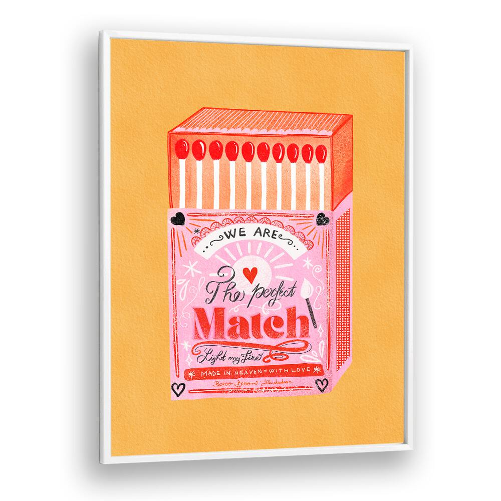 Charming MATCH BOX II, FASHION POSTERS by Baroo Bloom, perfect for adding vibrancy to your living space.