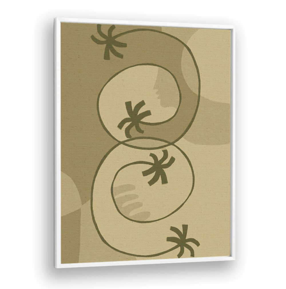 Stylish Boho art painting, "THE LAND STORY III," adds nature-inspired elegance to any space. Perfect for modern decor.