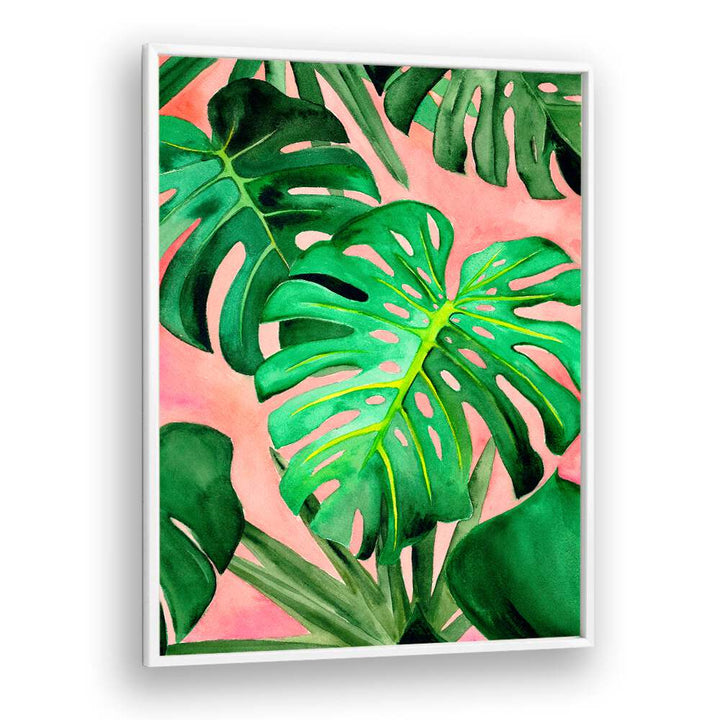 MONSTERA LARGE , FLORAL FLOWER PAINTINGS