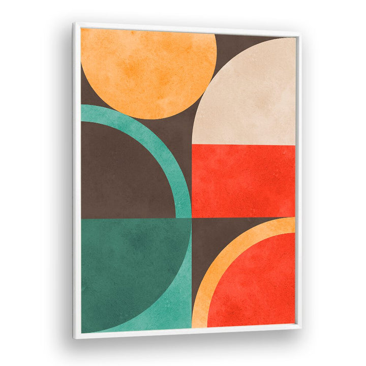 CIRCLES IN HARMONY XIII, GEOMETRIC ART PRINTS showcase vibrant colors and shapes, enhancing any modern decor.