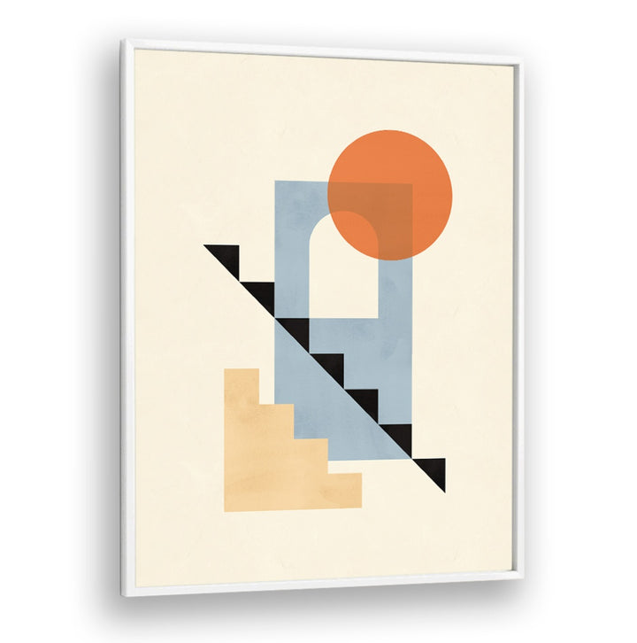 Bright and modern COMPOSITION III, BOHO ART PAINTINGS showcase geometric shapes, perfect for stylish home decor.