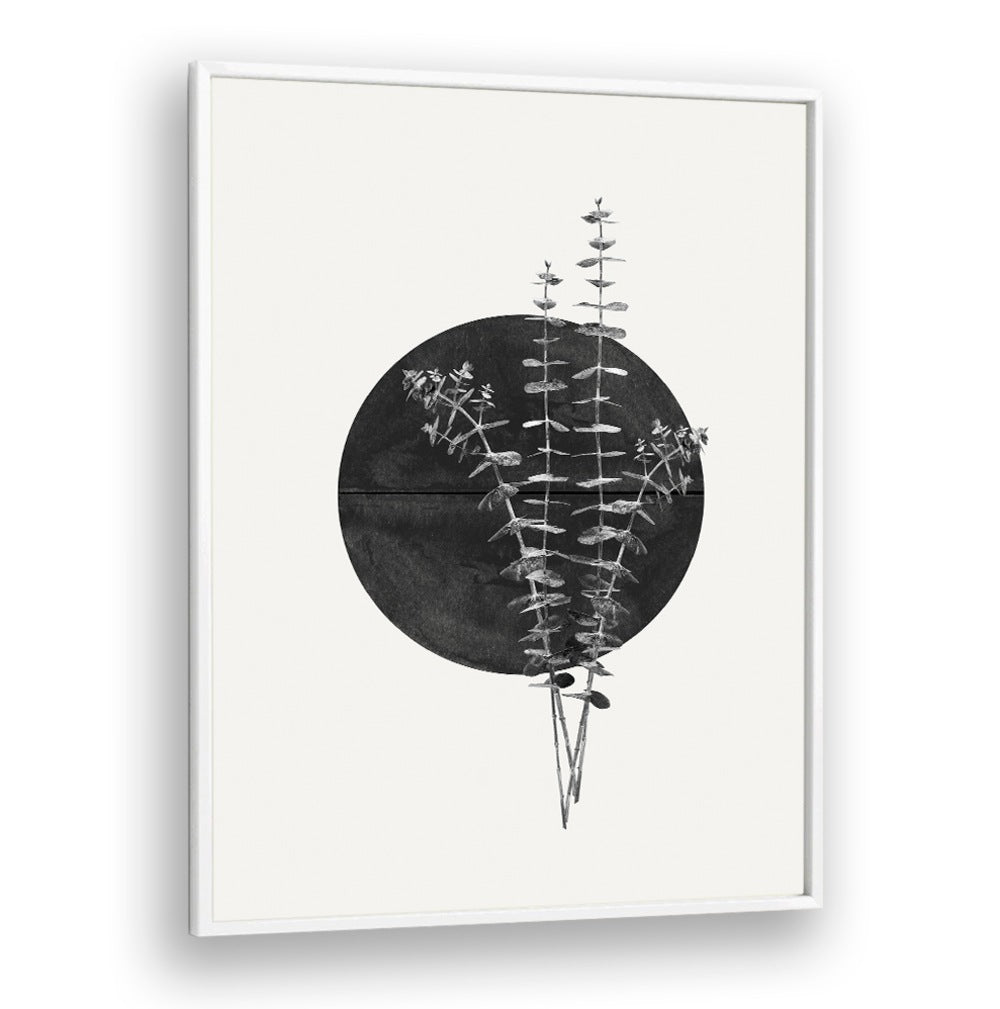 Stunning PLANT AND BLACK SUN, FLORAL FLOWER PAINTINGS featuring modern design and natural elements for your home.