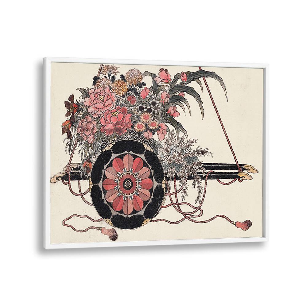 FLOWER CART , VINTAGE PAINTINGS
