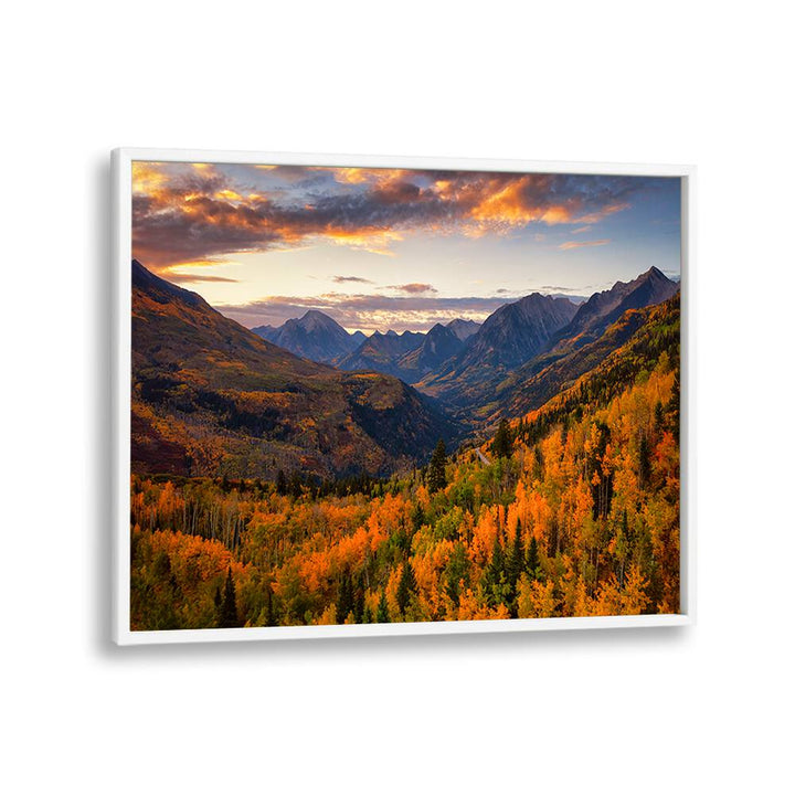 Stunning MCCLURE PASS, PHOTOGRAPHY PRINTS capturing vibrant autumn foliage and majestic mountain views for your space.