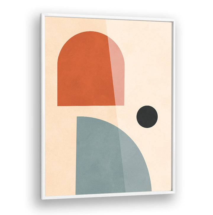 Modern wall art featuring geometric shapes, perfect for enhancing decor with SEMICIRCLES I, BOHO ART PAINTINGS.